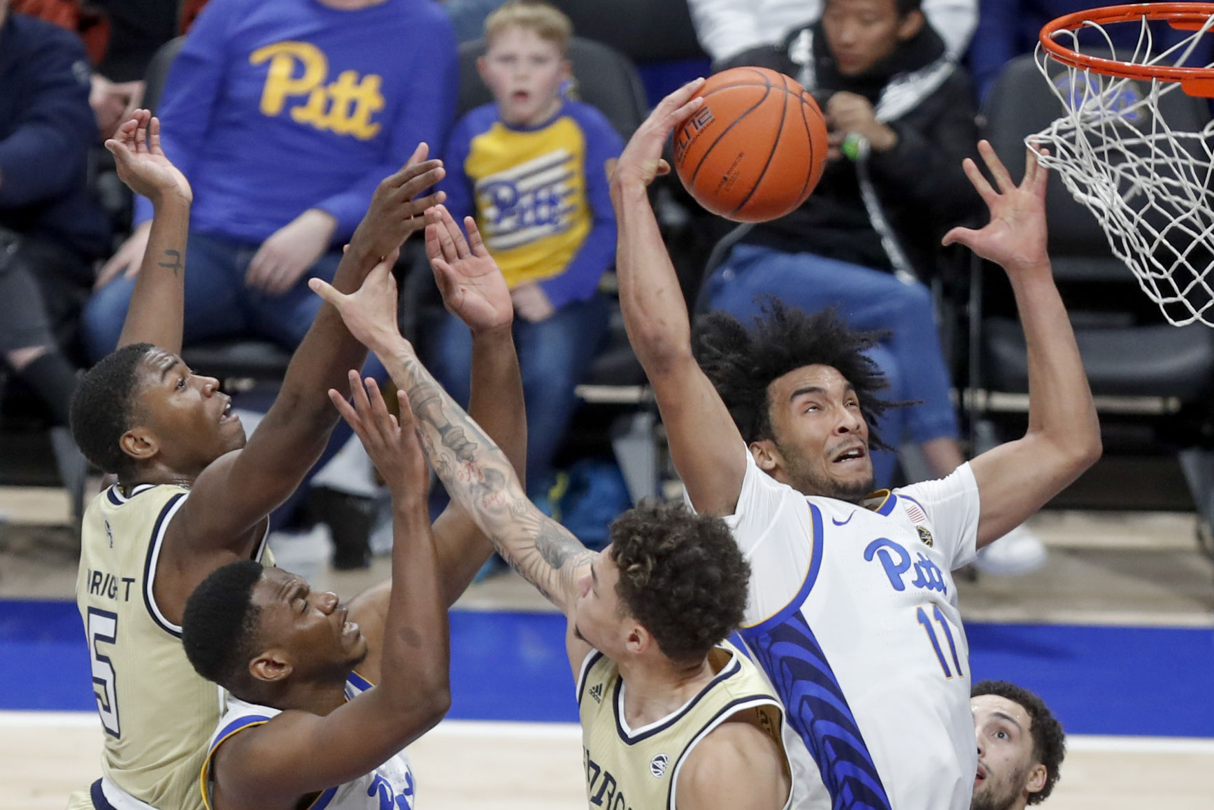APTOPIX Georgia Tech Pittsburgh Basketball